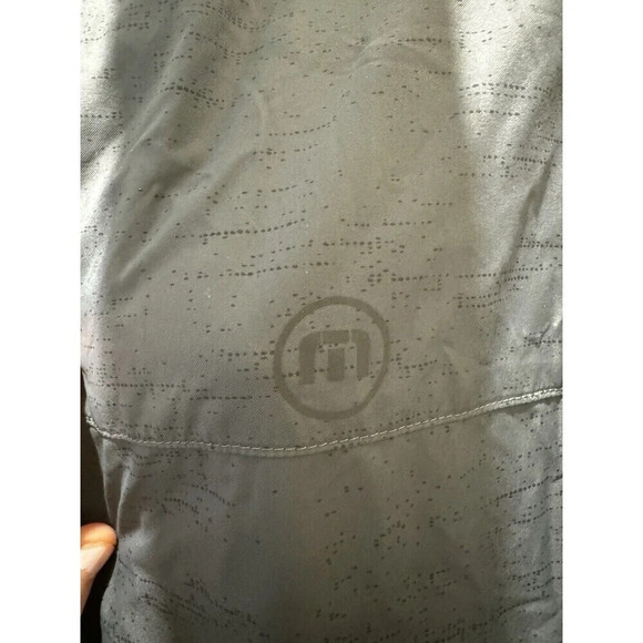 Travis Mathew Jacket Mens Large Black Zip-Up Golf Wind Breaker - Picture 2 of 6